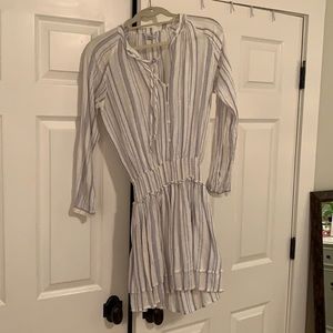 Rails blue and white dress